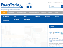 Tablet Screenshot of power-tronic.com